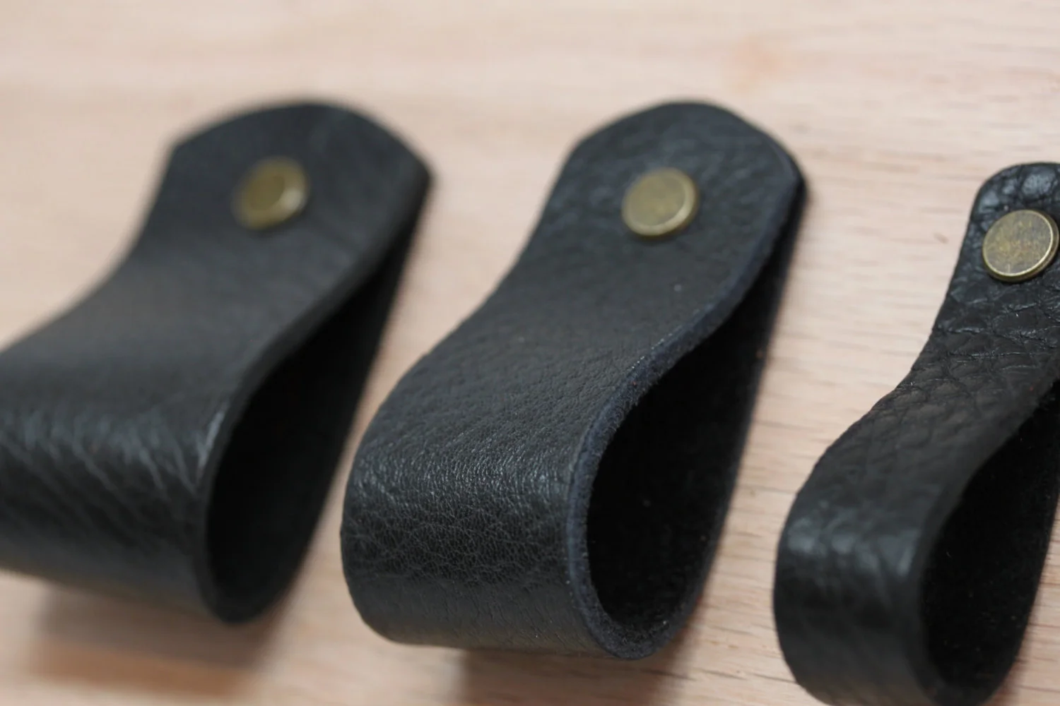 Leather, pull, hardware, bin, handle, cabinet, drawer, knob, handles, handmade, dresser, Ikea, hack, diy, kitchen, usa, black, dark, brown, light, distressed, color, finger