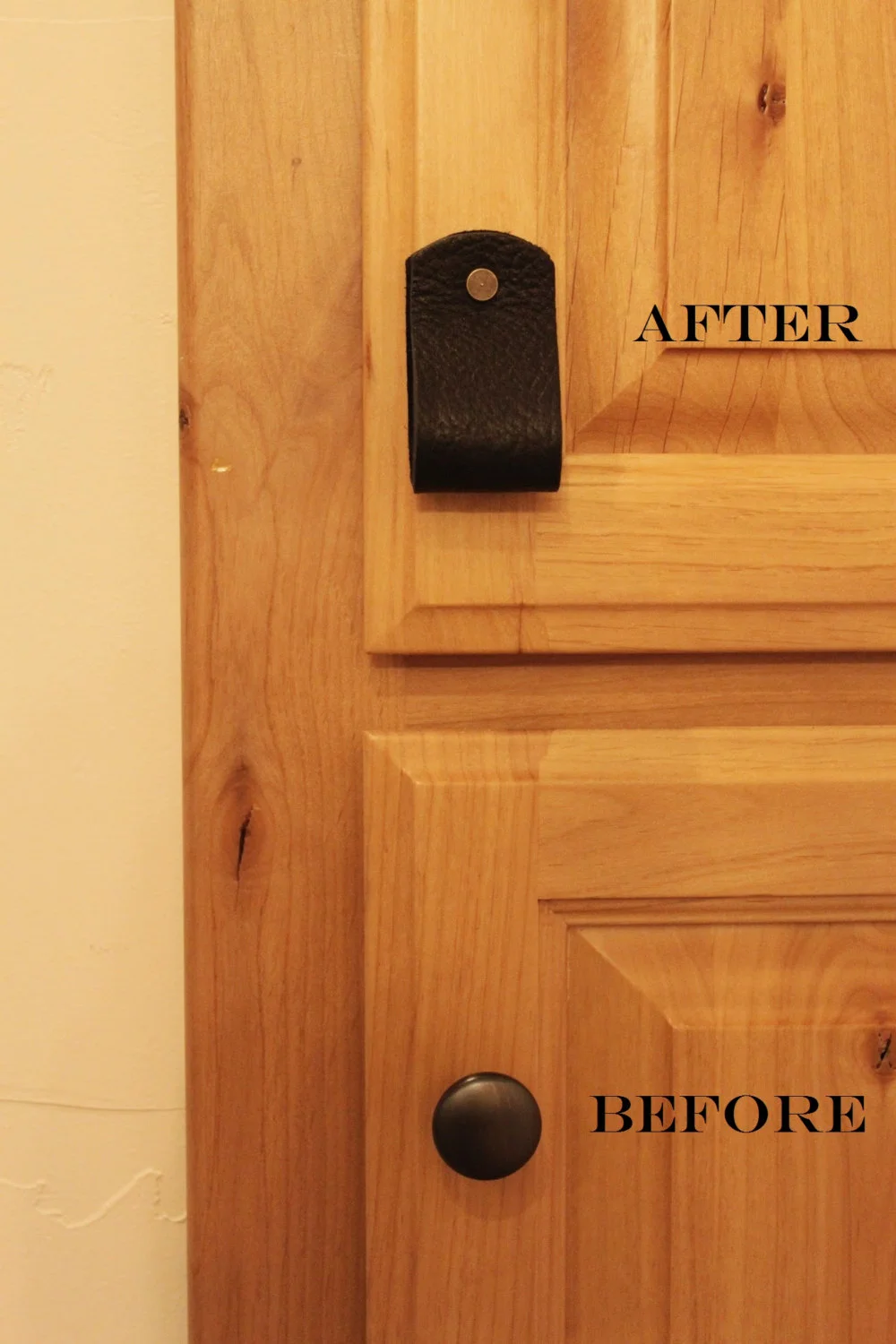 Leather, pull, hardware, bin, handle, cabinet, drawer, knob, handles, handmade, dresser, Ikea, hack, diy, kitchen, usa, black, dark, brown, light, distressed, color, finger