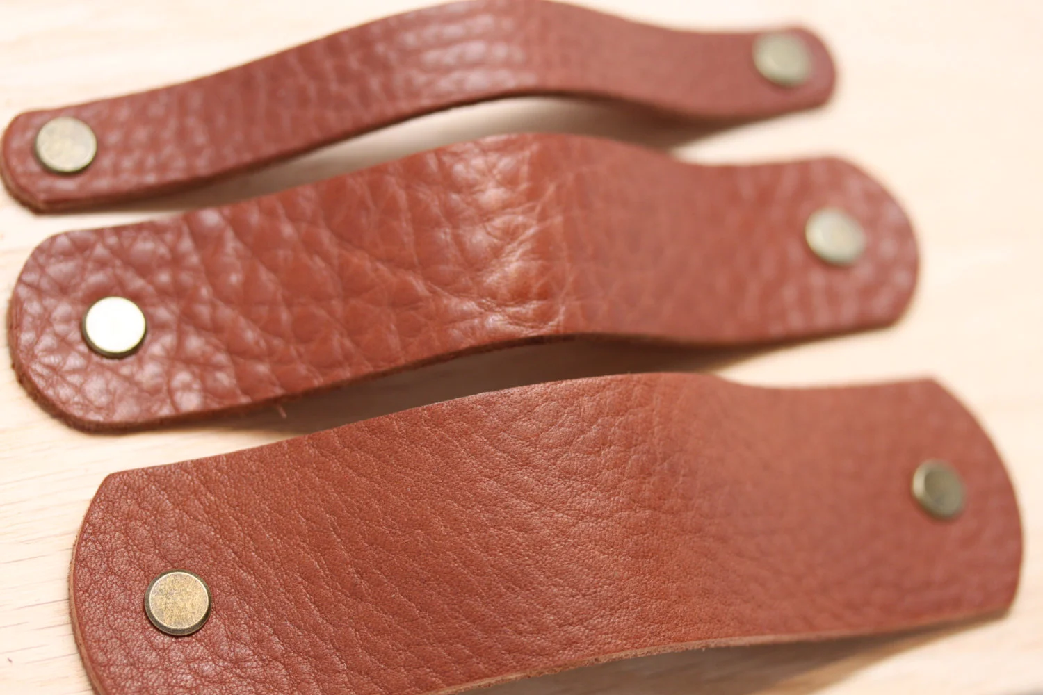 Leather, pull, hardware, bin, handle, cabinet, drawer, knob, handles, handmade, dresser, Ikea, hack, diy, kitchen, usa, black, dark, brown, light, distressed, color, finger
