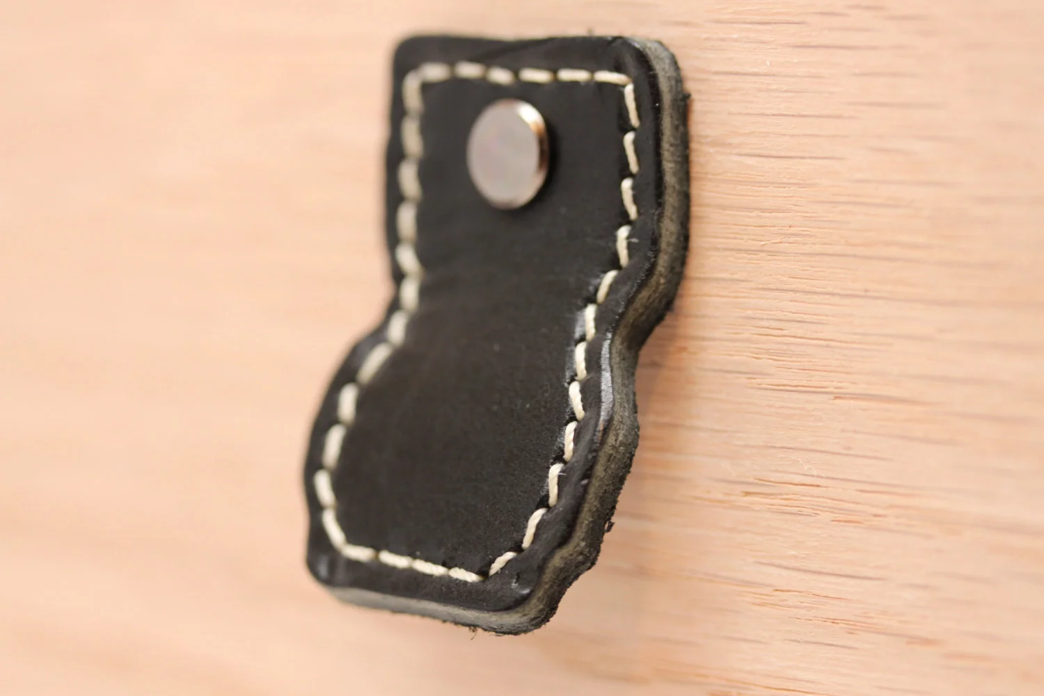 Leather, pull, hardware, bin, handle, cabinet, drawer, knob, handles, handmade, dresser, Ikea, hack, diy, kitchen, usa, black, dark, brown, light, distressed, color, finger