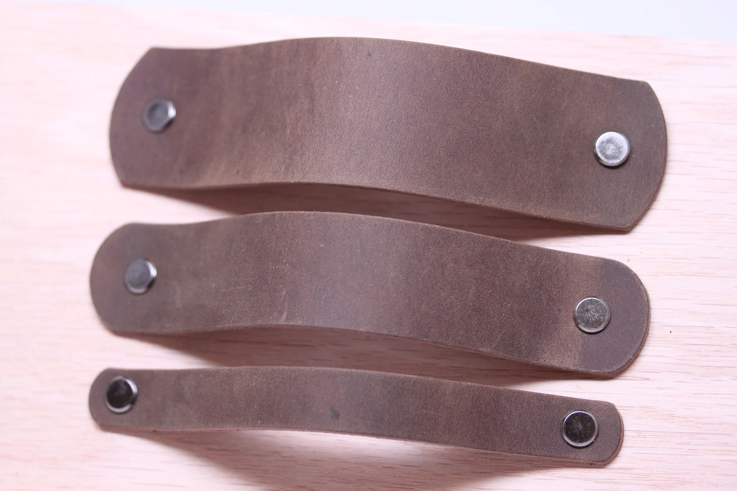 Leather, pull, hardware, bin, handle, cabinet, drawer, knob, handles, handmade, dresser, Ikea, hack, diy, kitchen, usa, black, dark, brown, light, distressed, color, finger