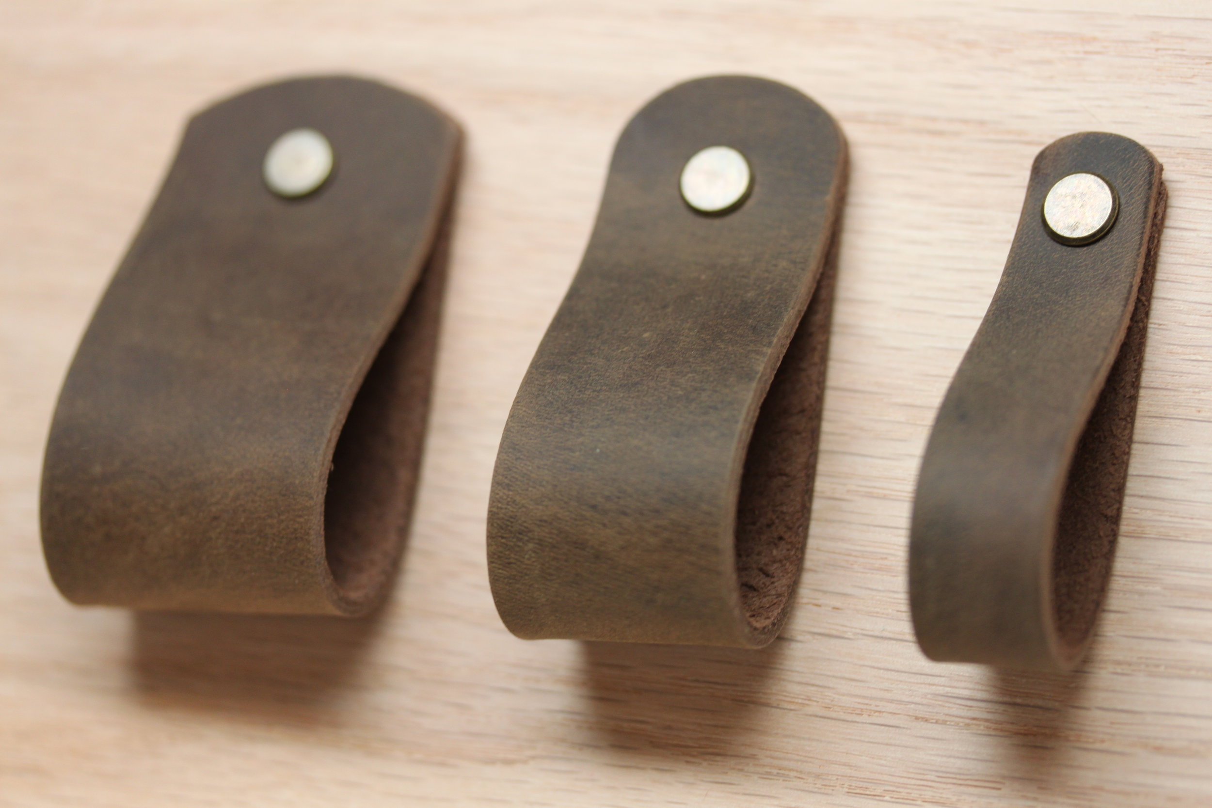 Leather, pull, hardware, bin, handle, cabinet, drawer, knob, handles, handmade, dresser, Ikea, hack, diy, kitchen, usa, black, dark, brown, light, distressed, color, finger