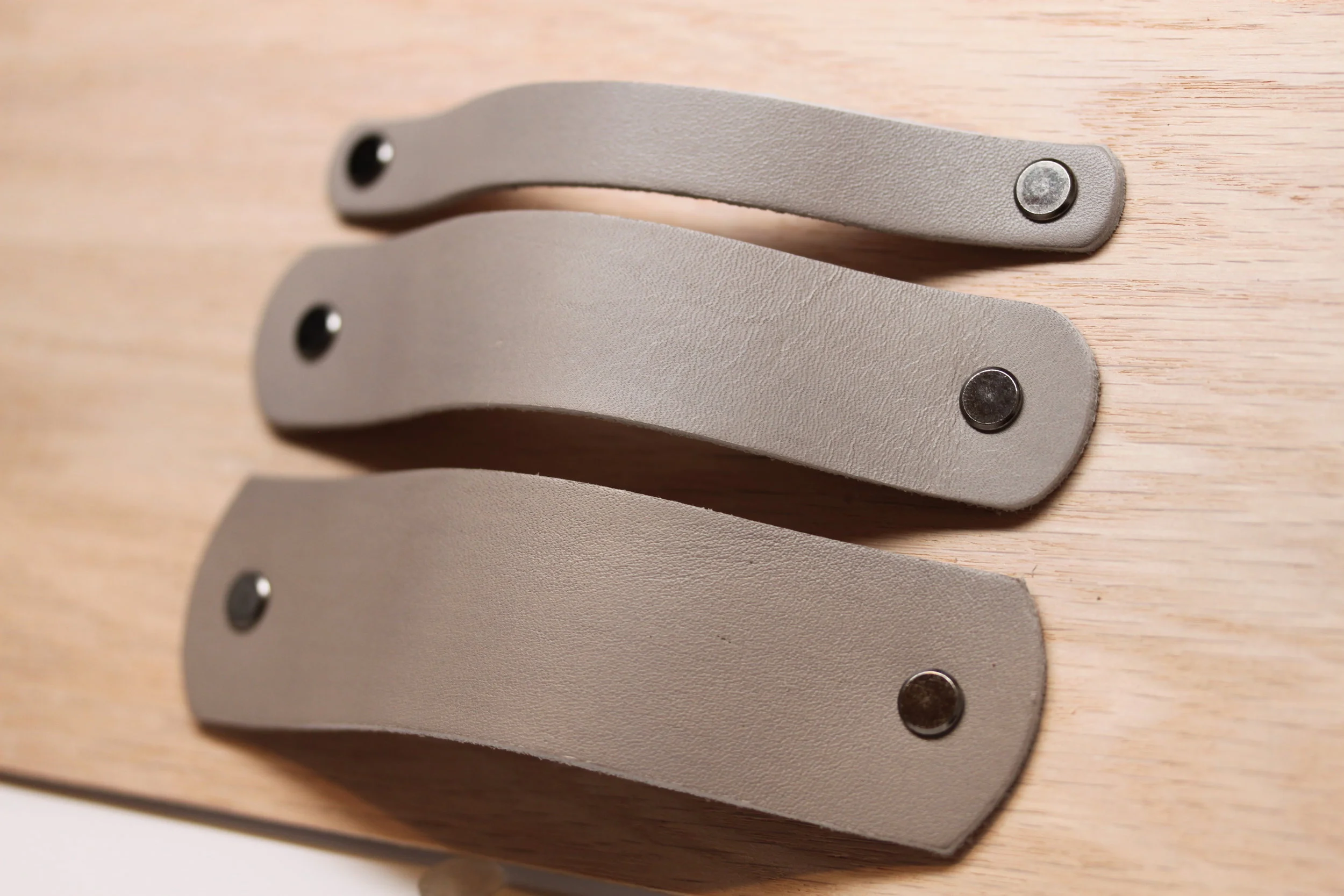 Leather, pull, hardware, bin, handle, cabinet, drawer, knob, handles, handmade, dresser, Ikea, hack, diy, kitchen, usa, black, dark, brown, light, distressed, color, finger