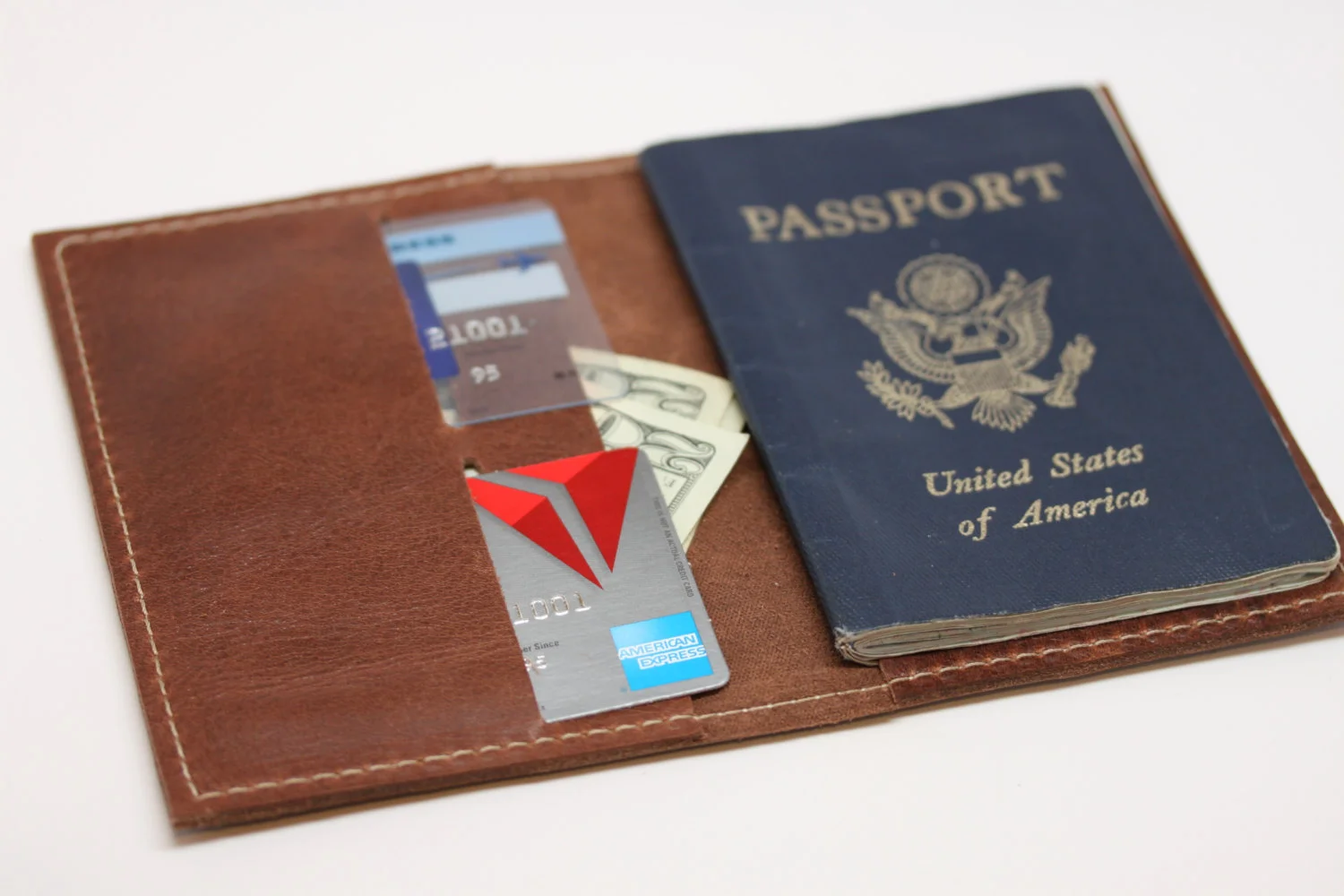 Leather, passport, case, wallet, travel, keeper, organizer, holder