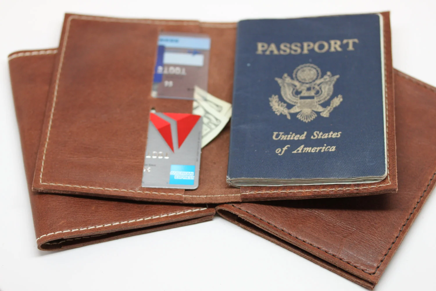 Leather, passport, case, wallet, travel, keeper, organizer, holder