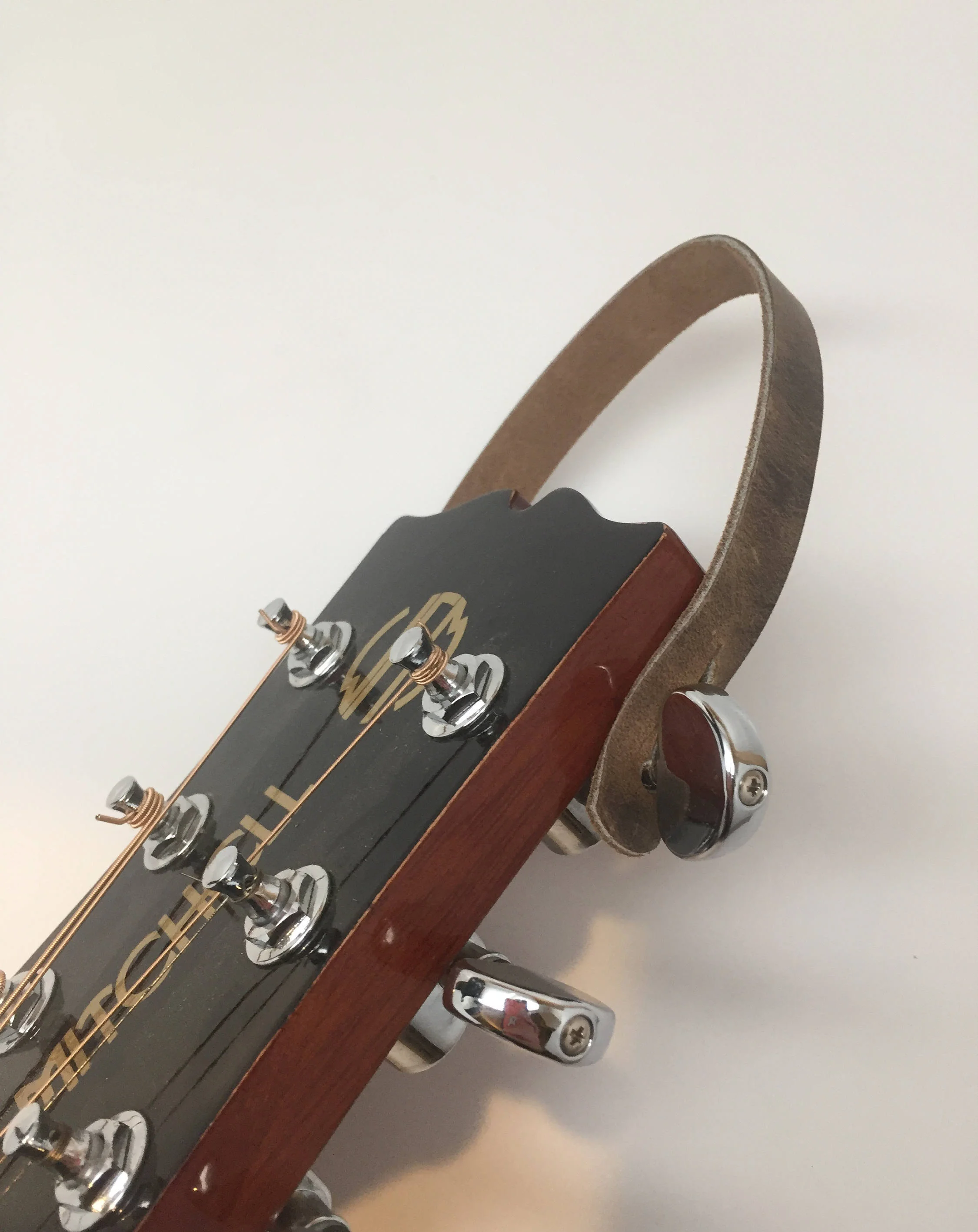 Leather, Strap, Guitar, Hanger, Hook,