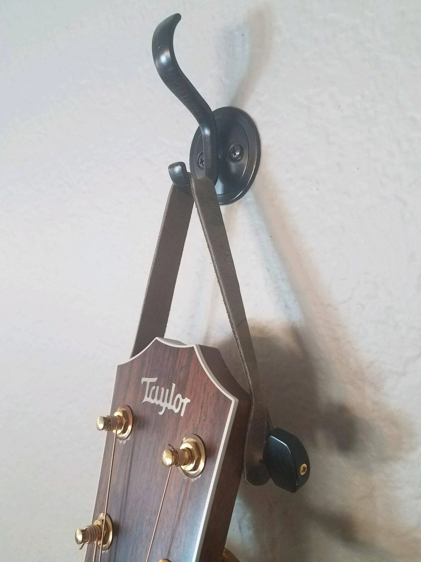 Leather, Strap, Guitar, Hanger, Hook,