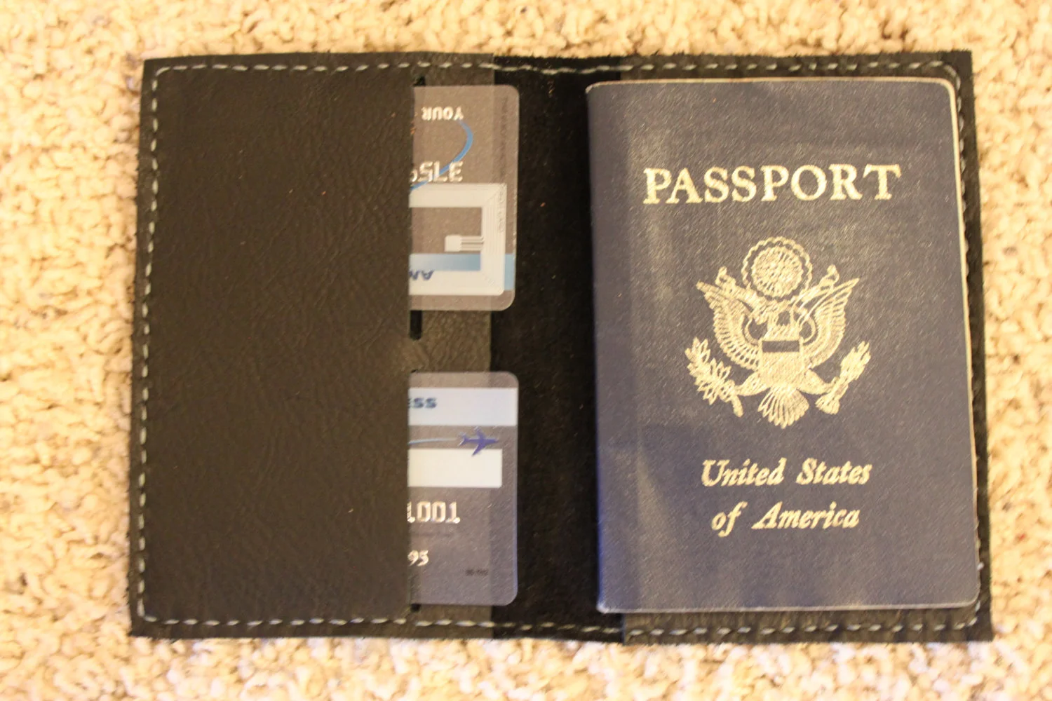 Leather, passport, case, wallet, travel, keeper, organizer, holder
