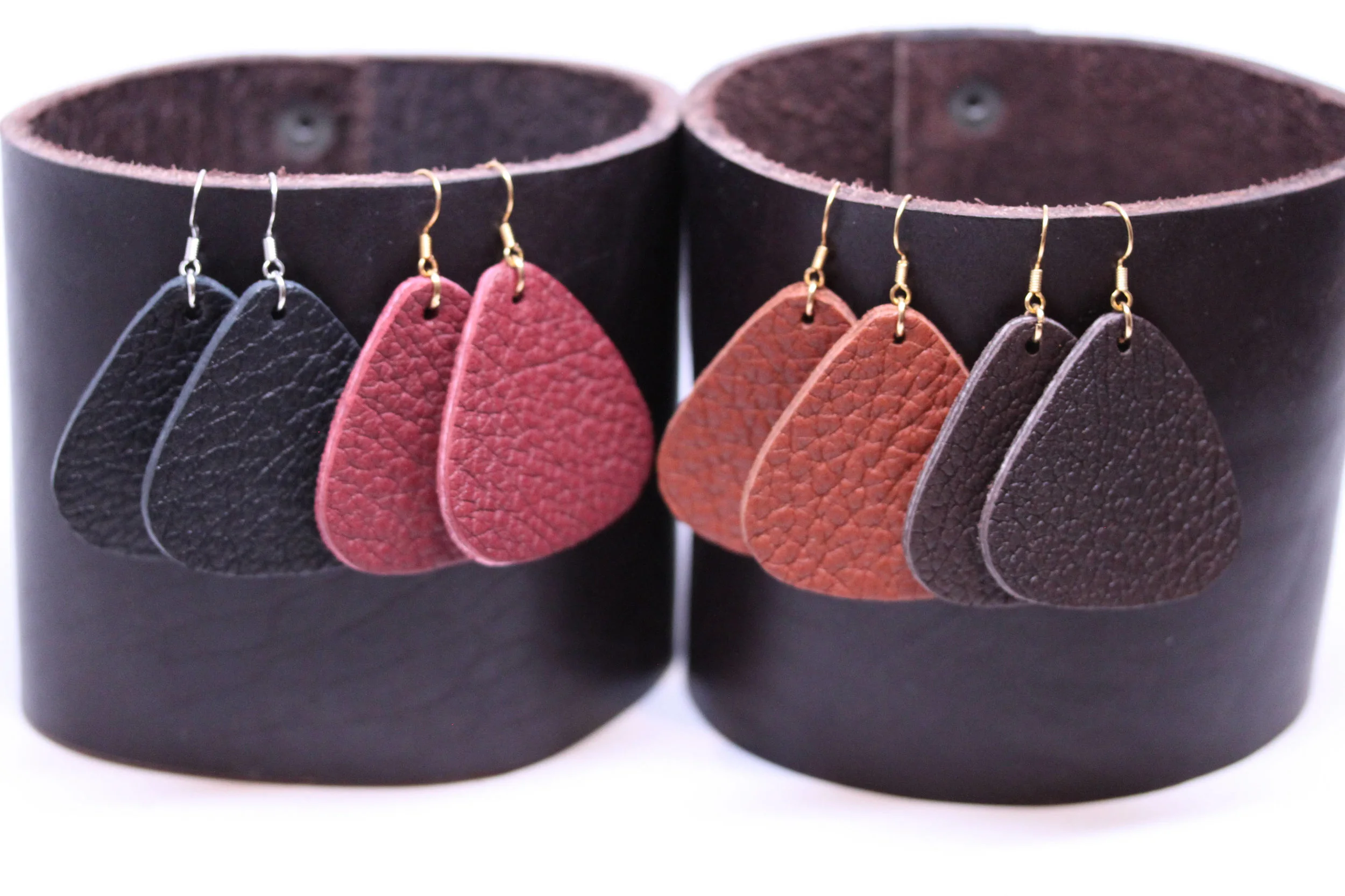 Leather, Earrings, Teardrop, Womens, jewelry, accessories