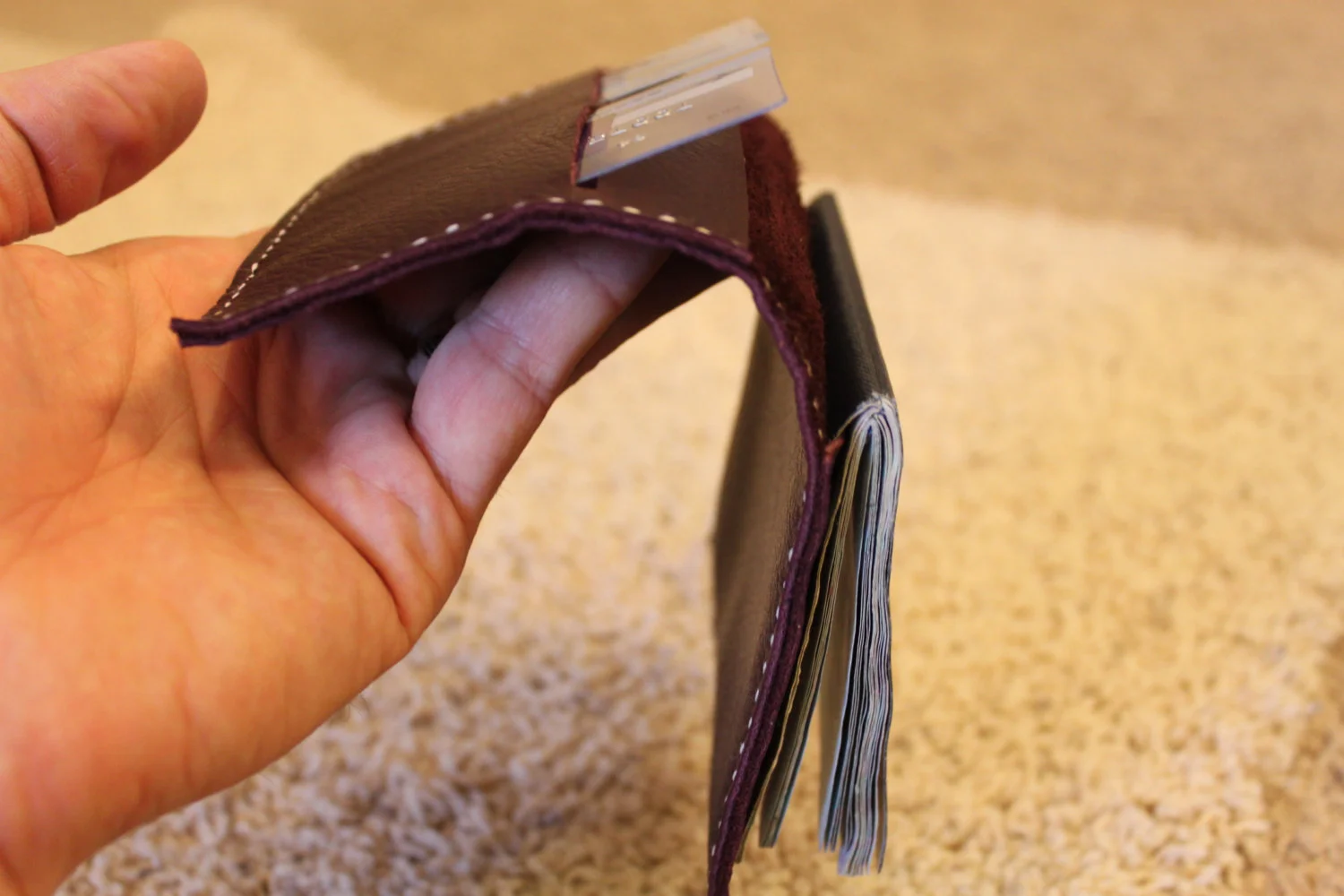 Leather, passport, case, wallet, travel, keeper, organizer, holder