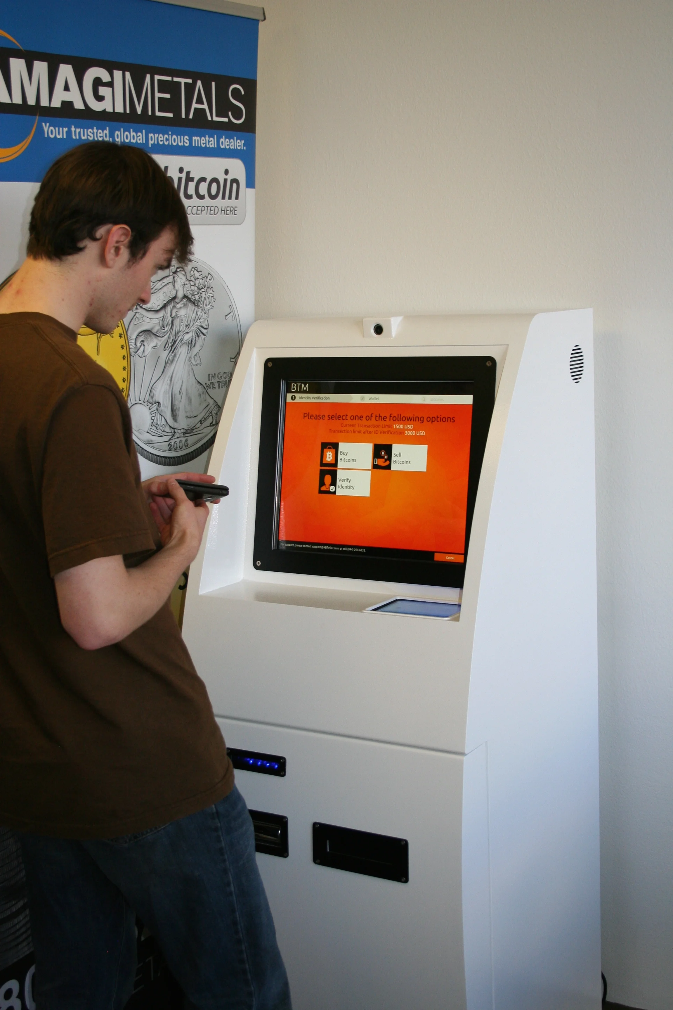 XBTeller Bitcoin ATM - Inside Amagi Metals