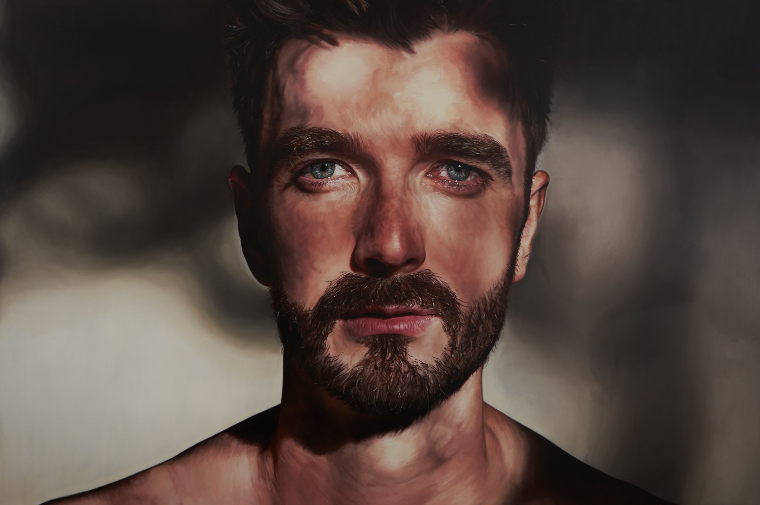I Love You the First Time / Oil on stretched linen / 120 x 80 Inches