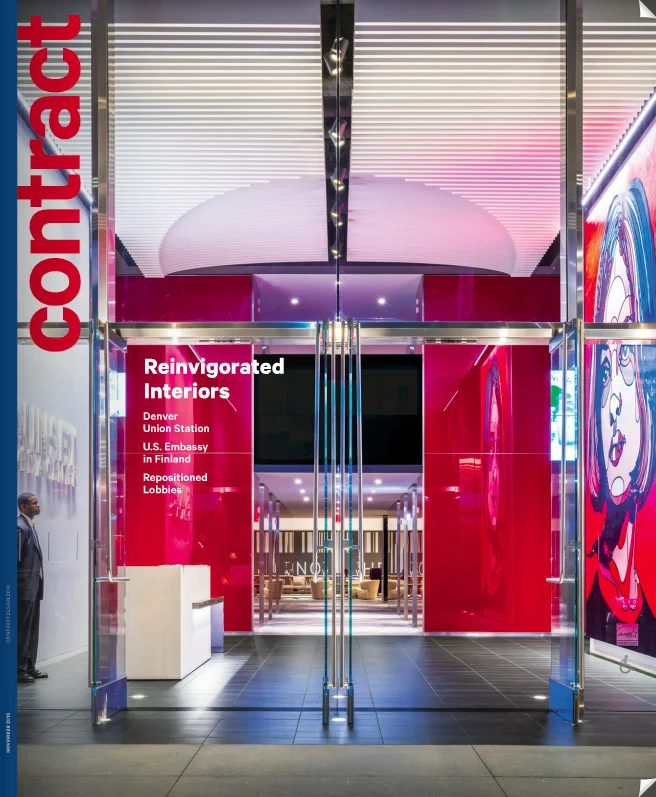 Contract Magazine cover, November 2015