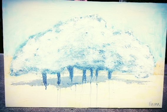 this is a acrylic on canvas 24"x36" with a matte gel medium overlay