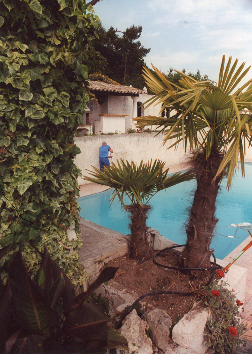Cleaning the Pool in Cannes