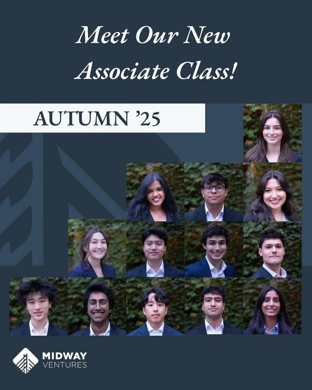 Swipe to get to know our new Autumn 2025 associate class! We are so excited to work with them on our engagements this winter 🚀

Stay tuned to learn more about what we are working on this quarter! 👀