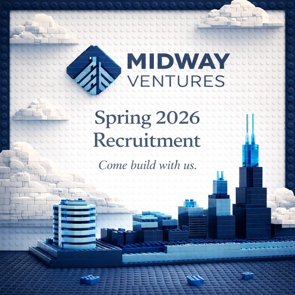 Midway Ventures is excited to announce our Spring &rsquo;26 recruitment timeline!

Applications are now open&mdash;be sure to submit yours by 9:00 PM CT on Saturday, March 28.

We encourage you to fill out the interest form and connect with current m