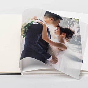 translucent page photo book