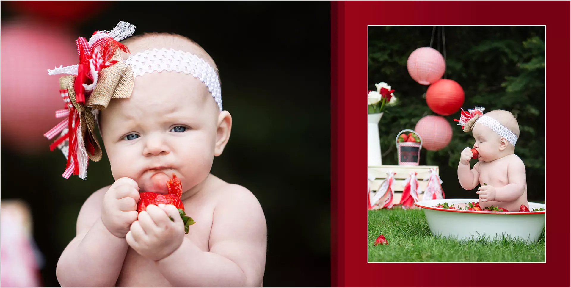 strawberry baby photo ideas