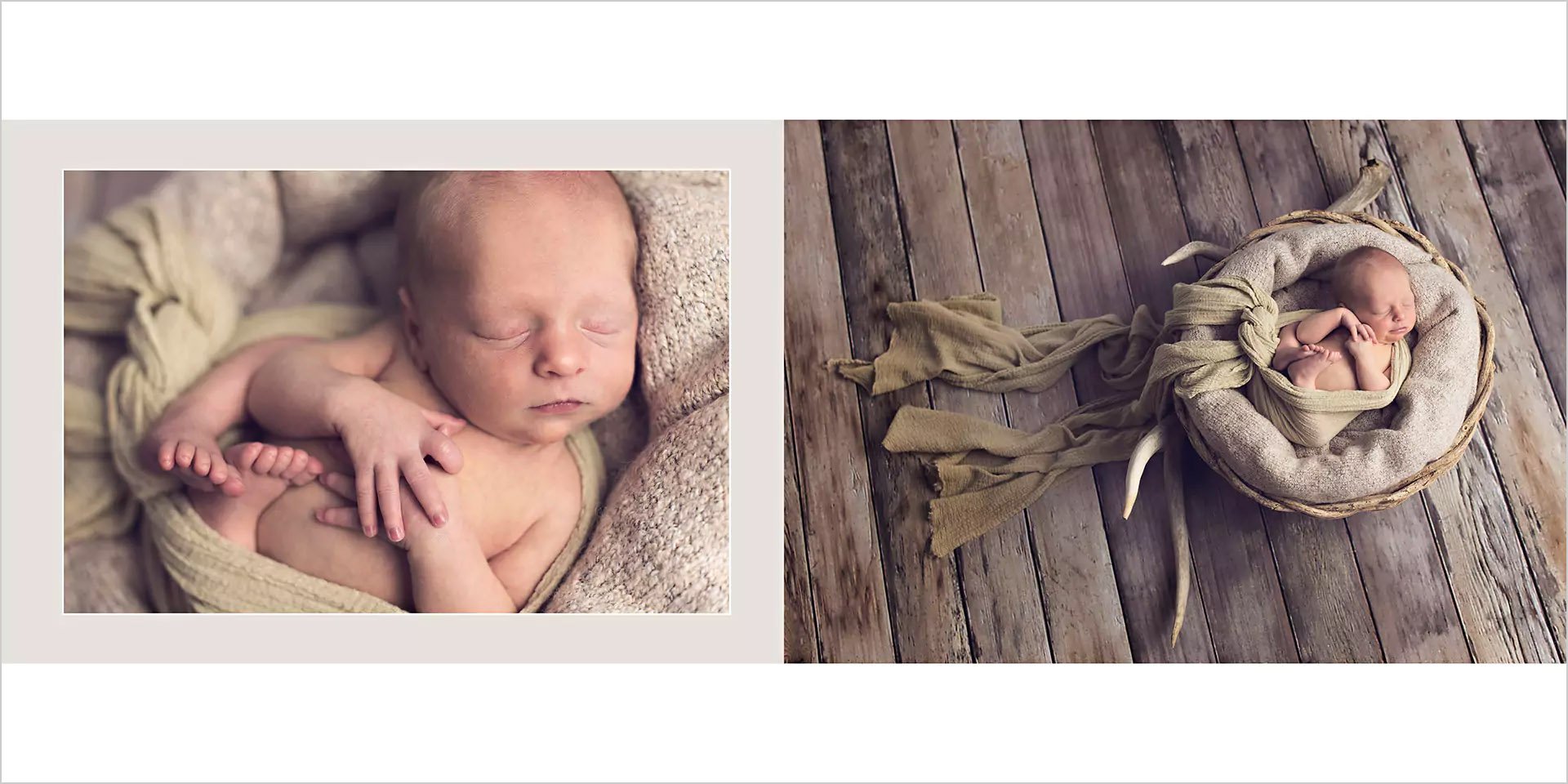 newborn hunting theme photos