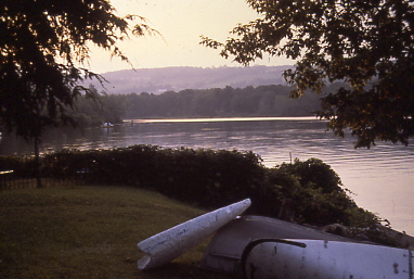 Lamoka Lake at the outlet of the channel