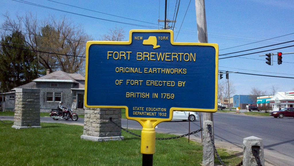 Fort Brewerton historic marker. Photo credit: Kerry Nelson