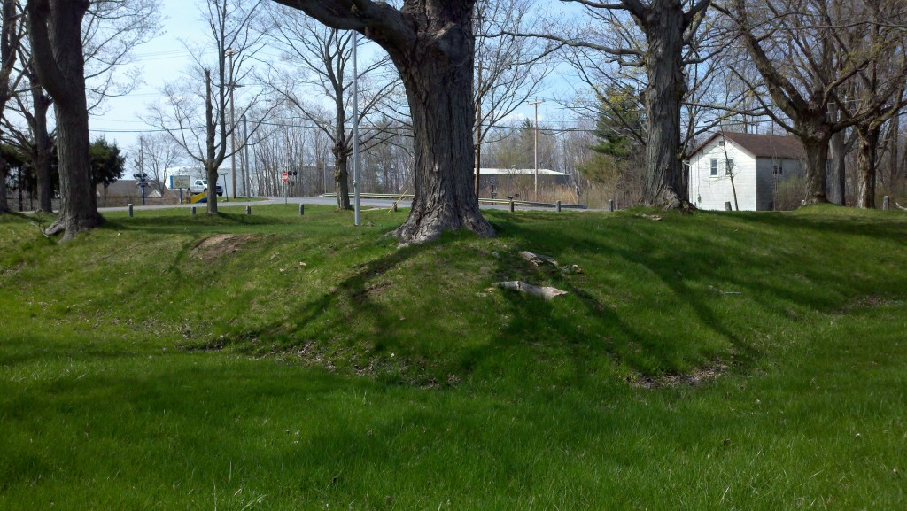 Fort Brewerton earthworks. Photo credit: Kerry Nelson