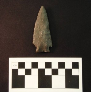 Kirk Corner-Notched point from Coxsackie, Greene County, New York
