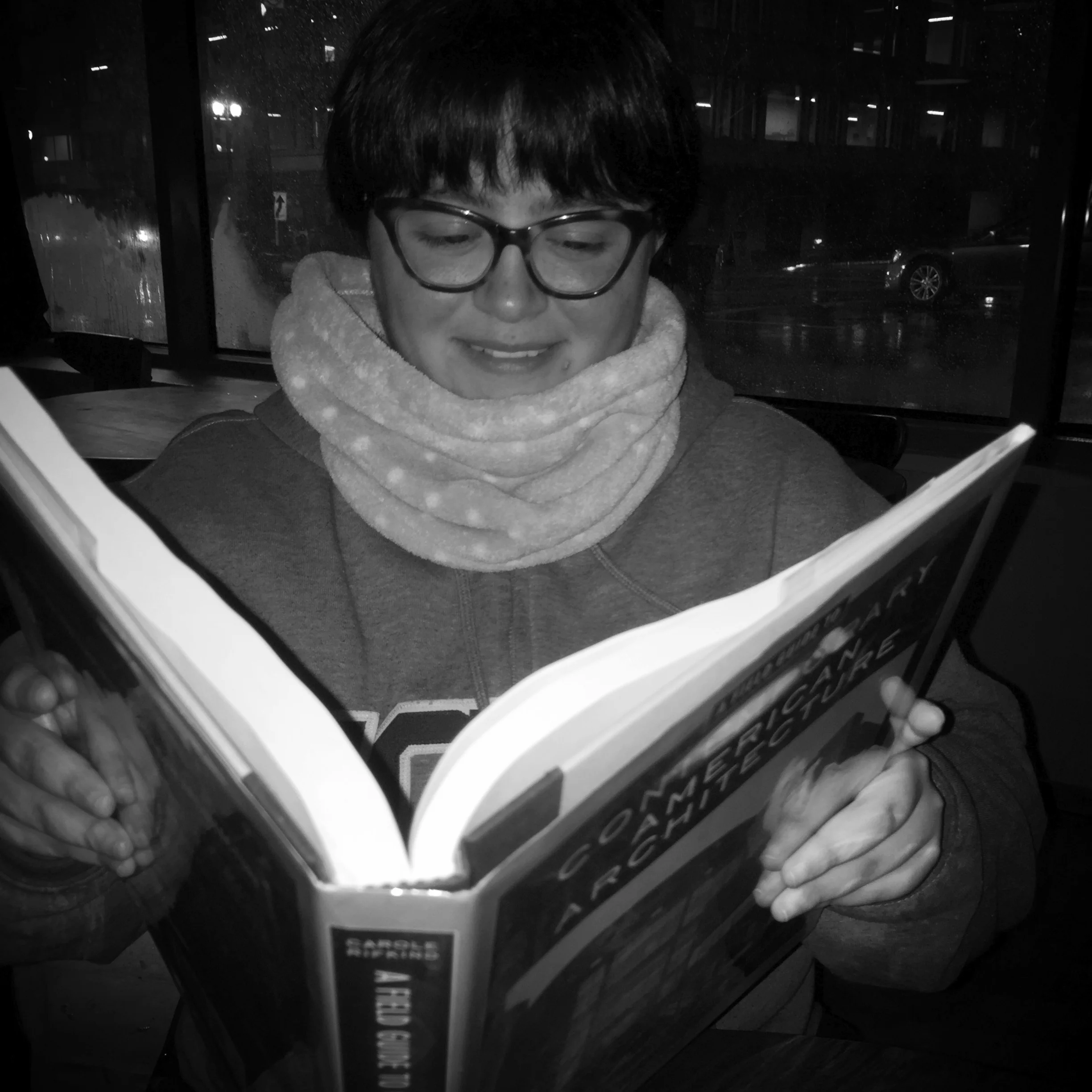 Teri and her Contemporary Architecture Bible