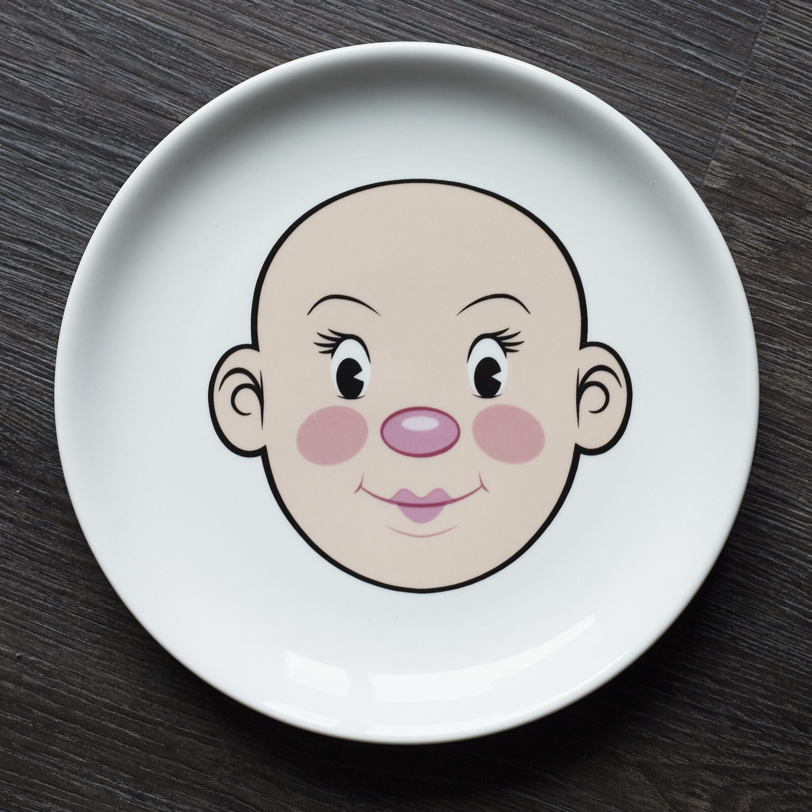 Naked Food Face Plate #1