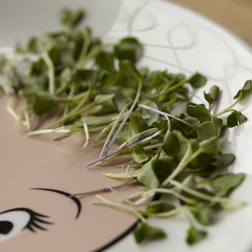 Microgreens as hair