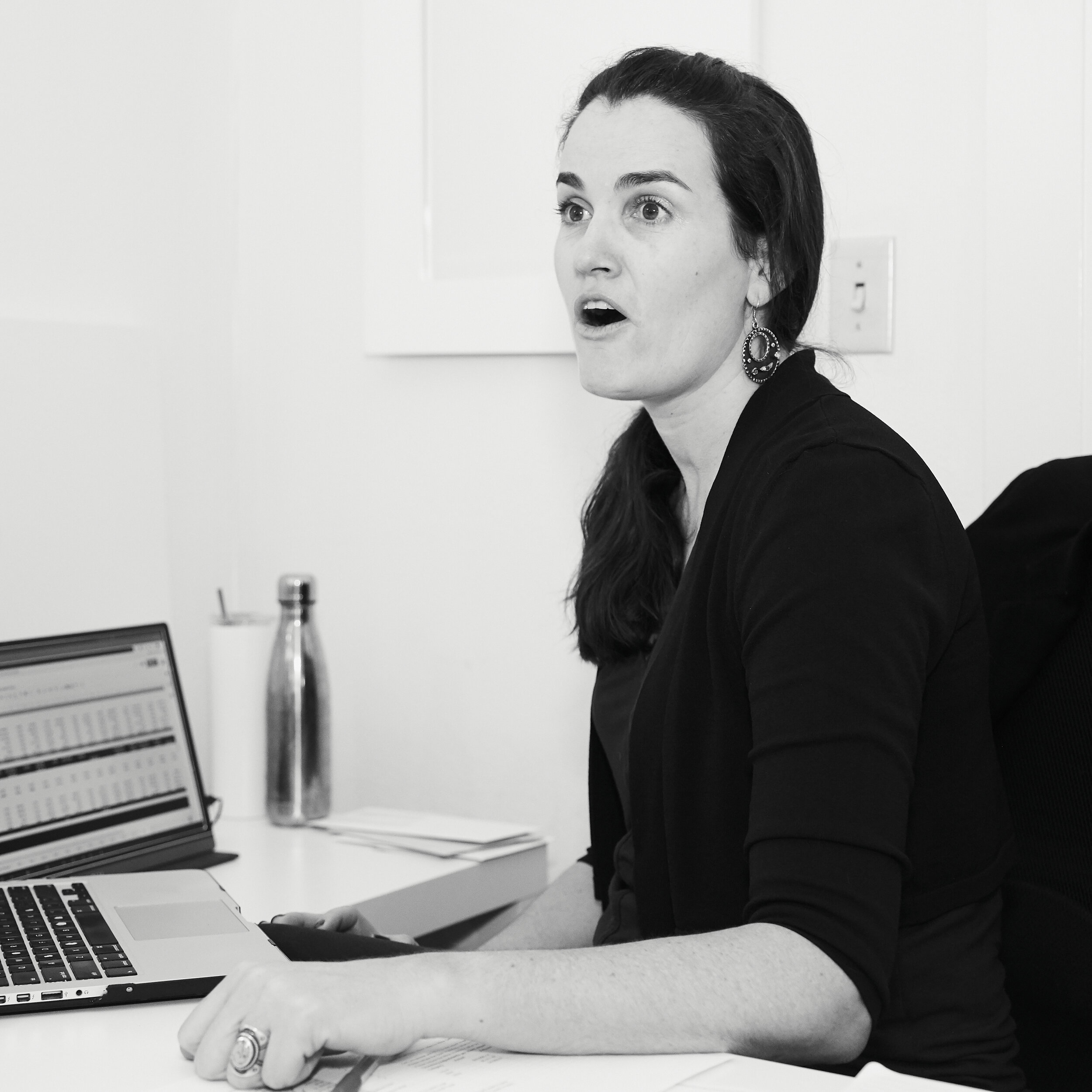 In office candid