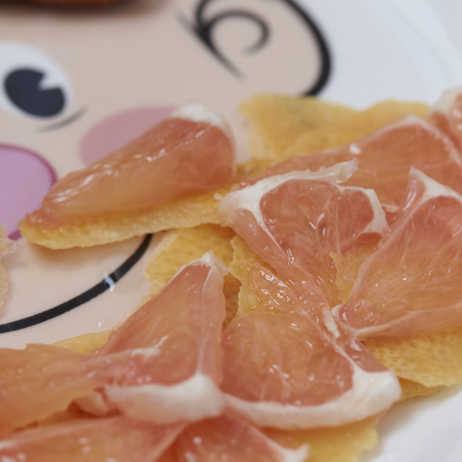 Grapefruit beard and moustache