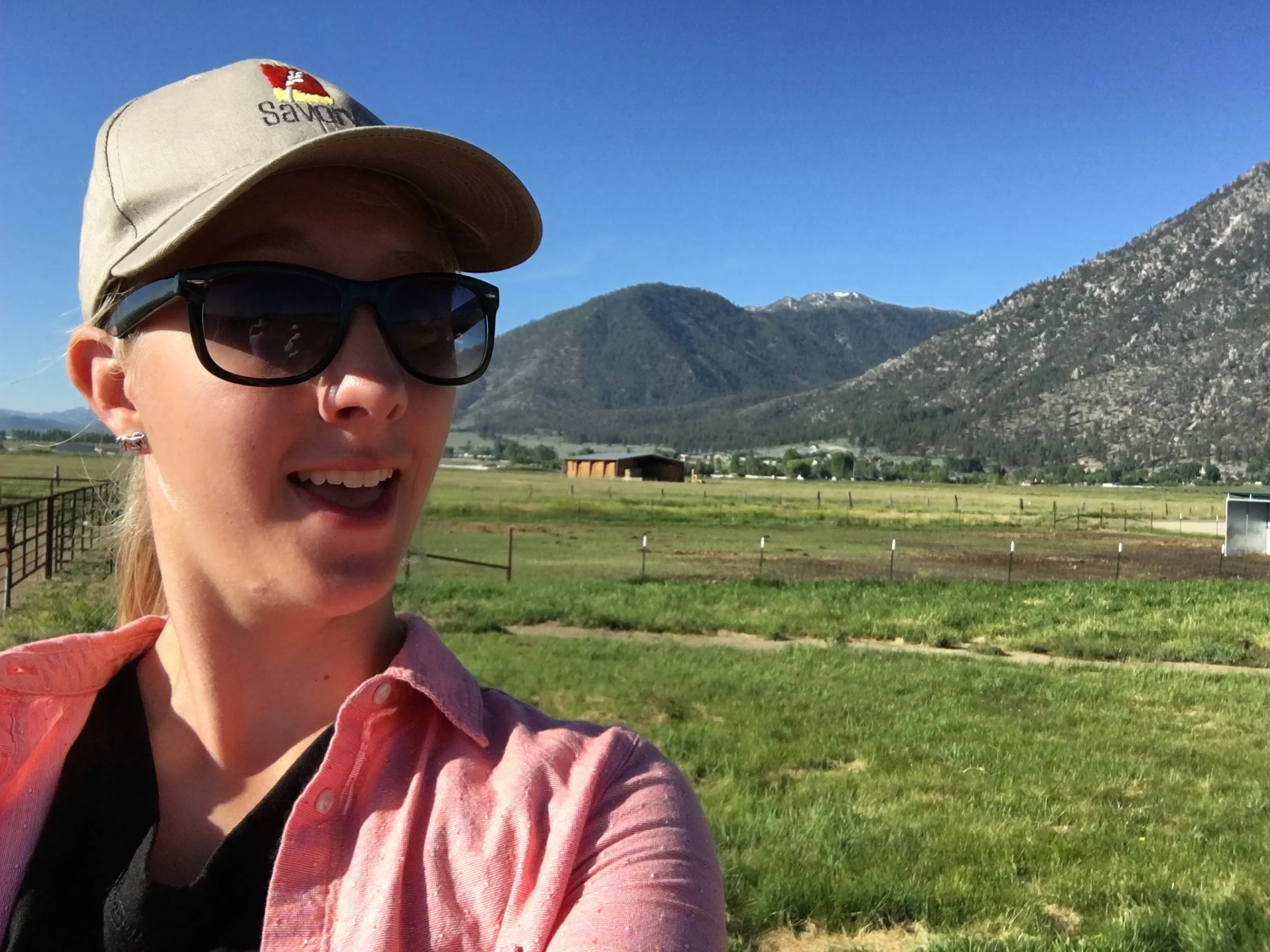 Chloe during her work-study at the Jefferson Hub, Fort Bidwell, California, summer 2016.