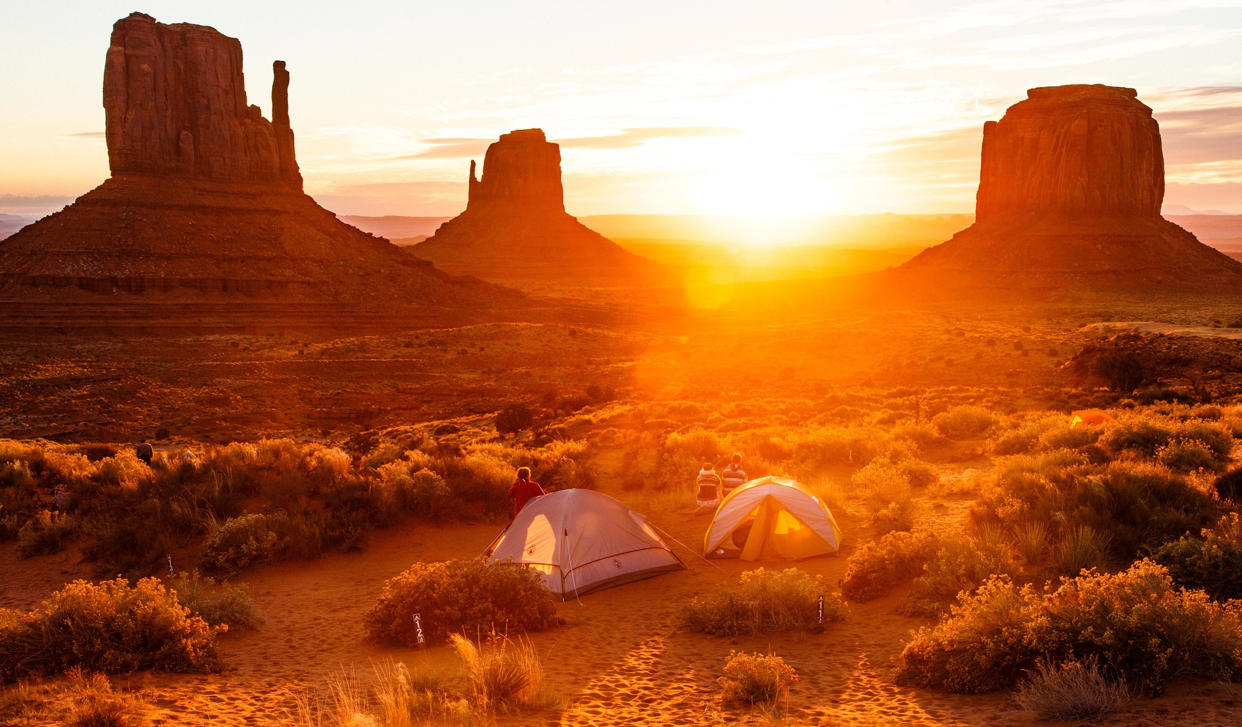 Monument Valley Campground Sunrise