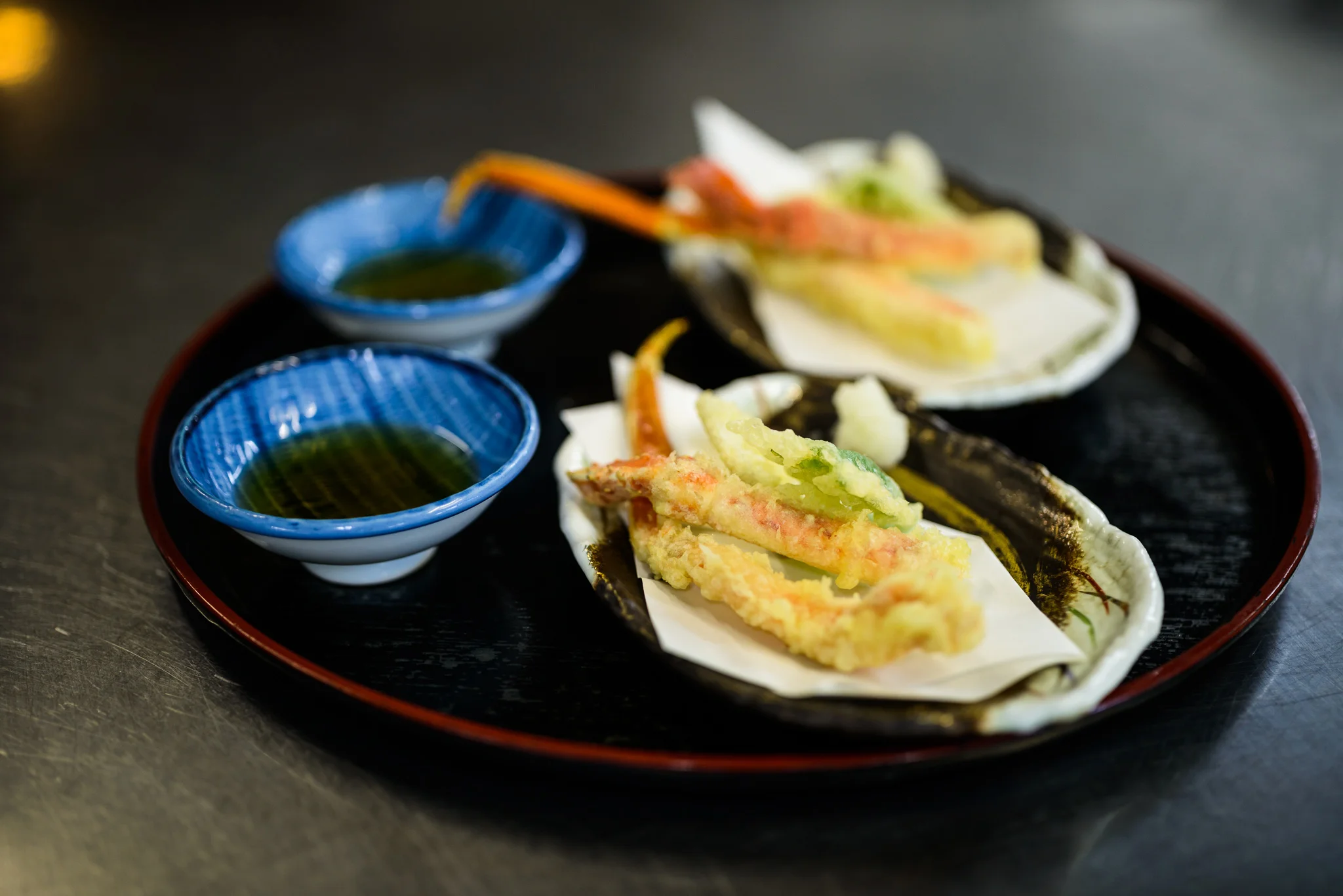 Tempura presentation Rusutsu