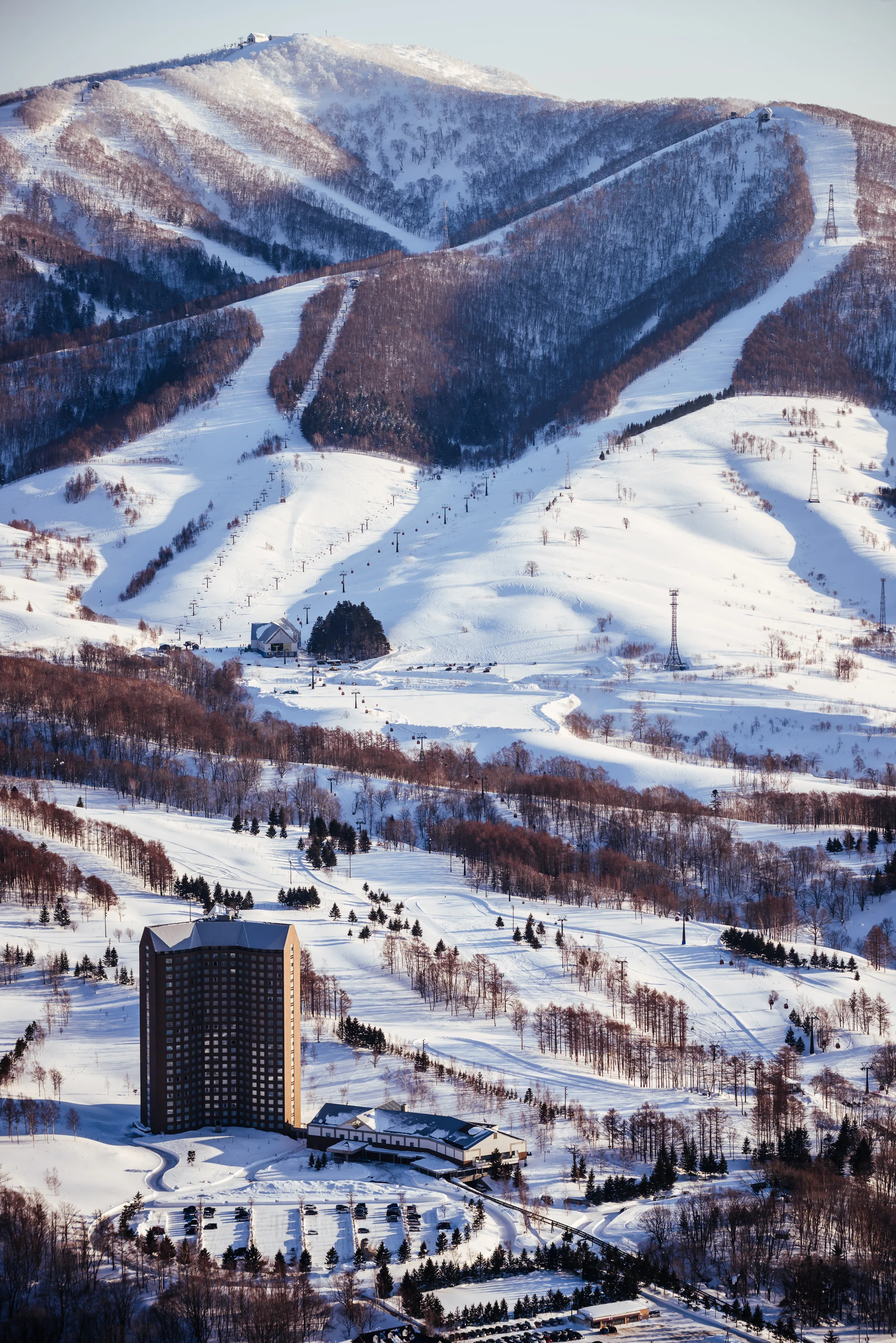 Rusutsu Tower from afar