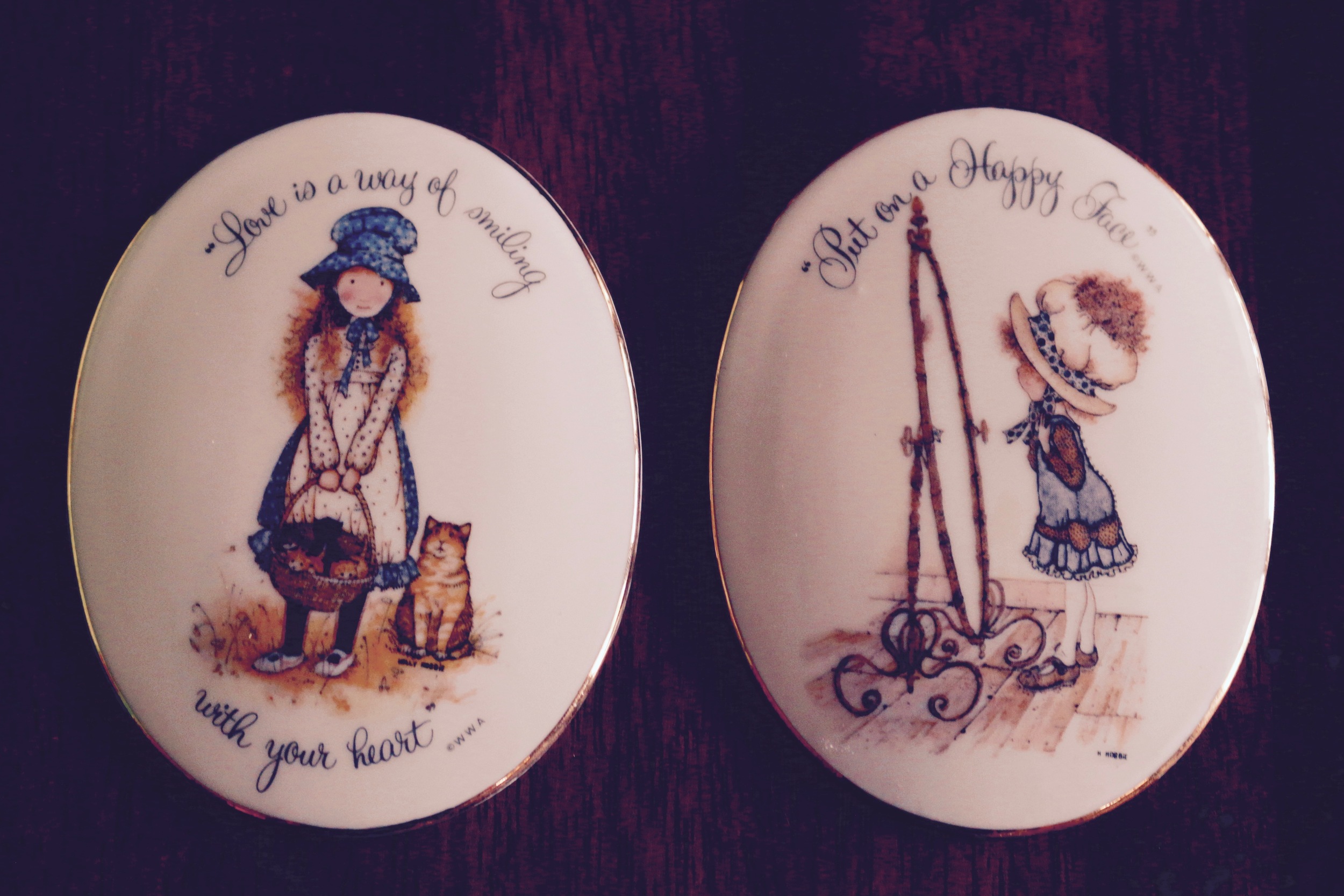 and looked...she liked Holly Hobbie too!