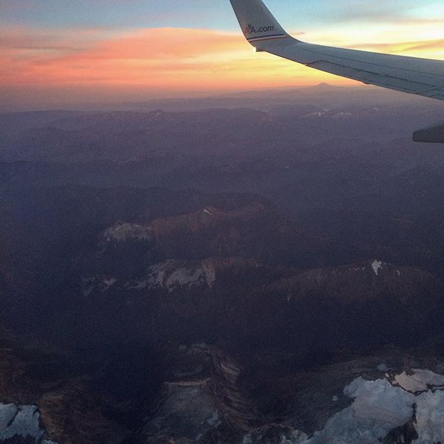 flew over the cascades the weekend after we finished. it was surreal knowing we had spent all summer living in the mountains.

this sunset was a beautiful close to a journey of a lifetime.