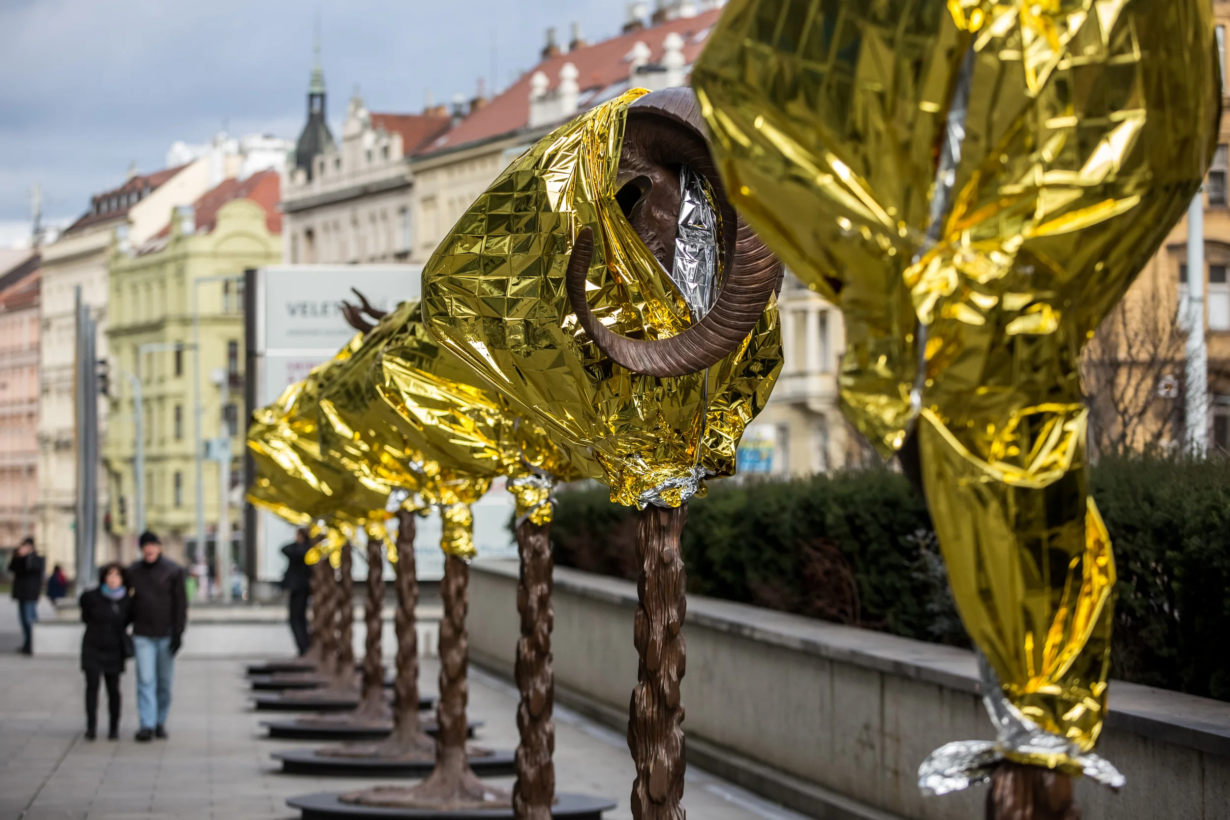 Zodiac Installation by Ai Weiwei in Prague, Czech Republic