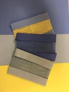 painted matchstick shades