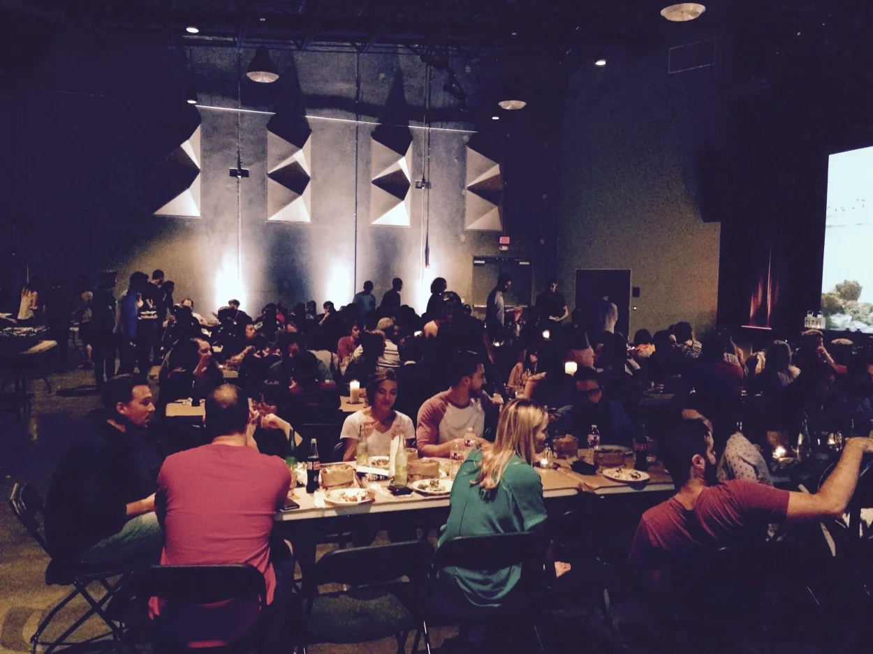 Picture from our Worship Collective on September 26th. The Worship Collective is a monthly gathering for anyone that helps facilitate corporate worship at the five campuses of The Austin Stone. The Worship Collective is a time where we get to serve and pour into our team, it was such an amazing night of fellowship, worship and communion together!