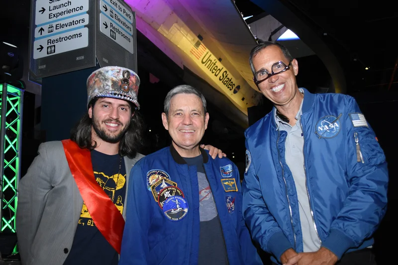 SpaceX's Kiko Dontchev , Kennedy Space Center director Bob Cabana ,… AND ME.