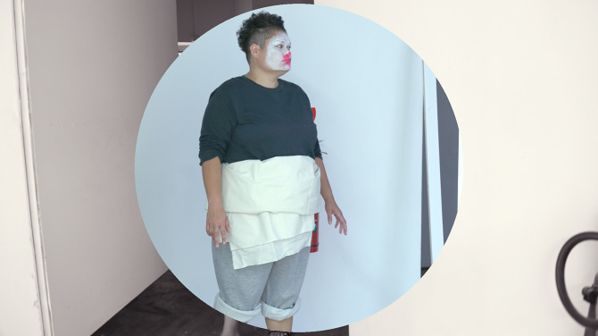 Performance Still from Colonising WestSpace