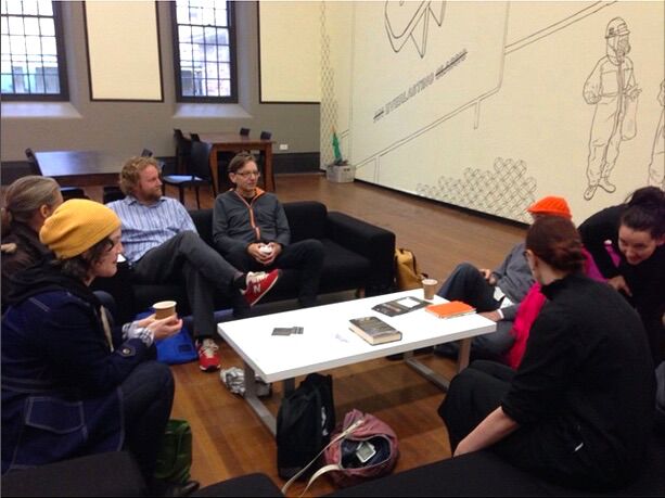Our first pre- A Curator Visits coffee