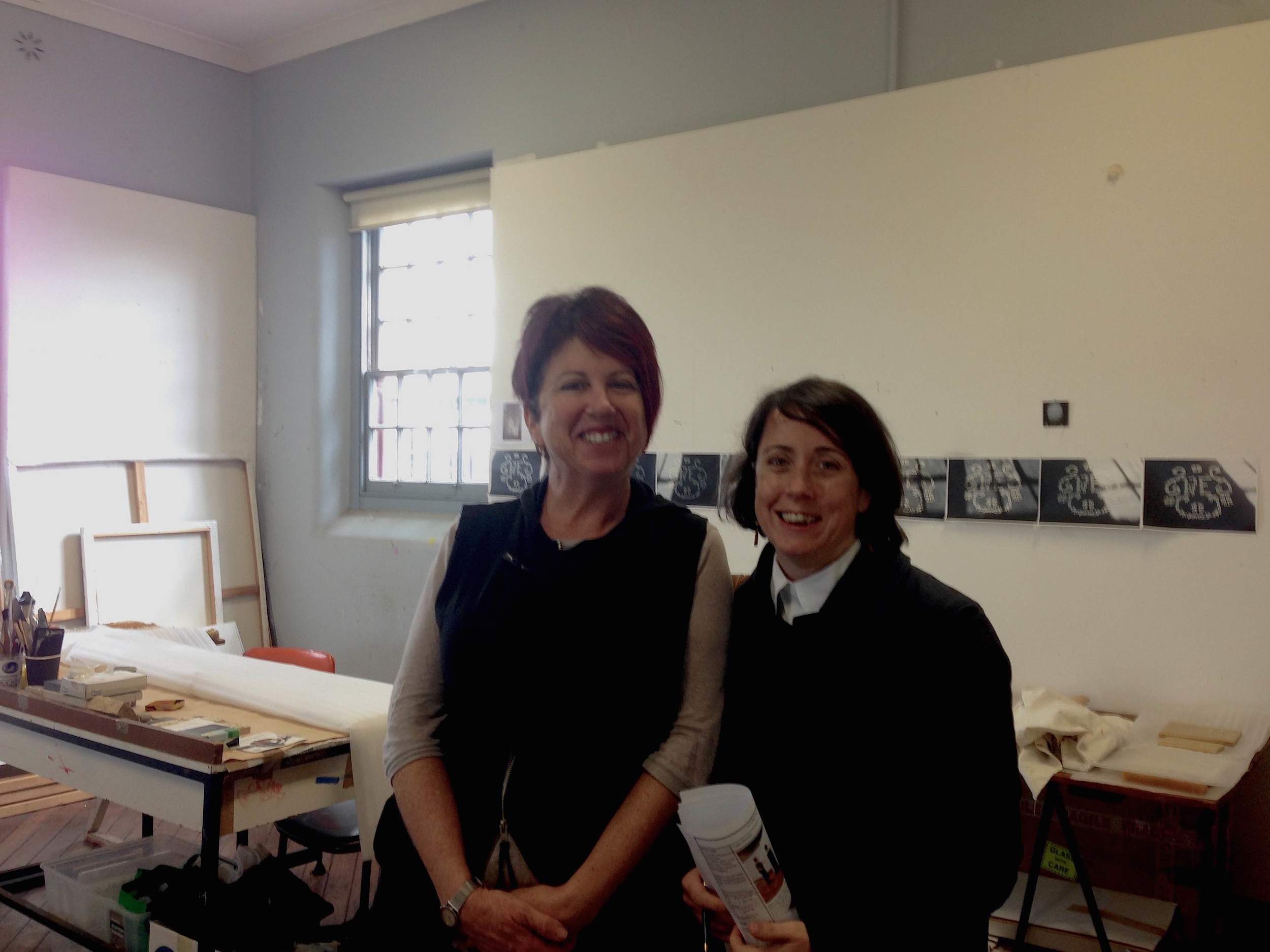 Sylvia Griffin with Katie Dyer. 