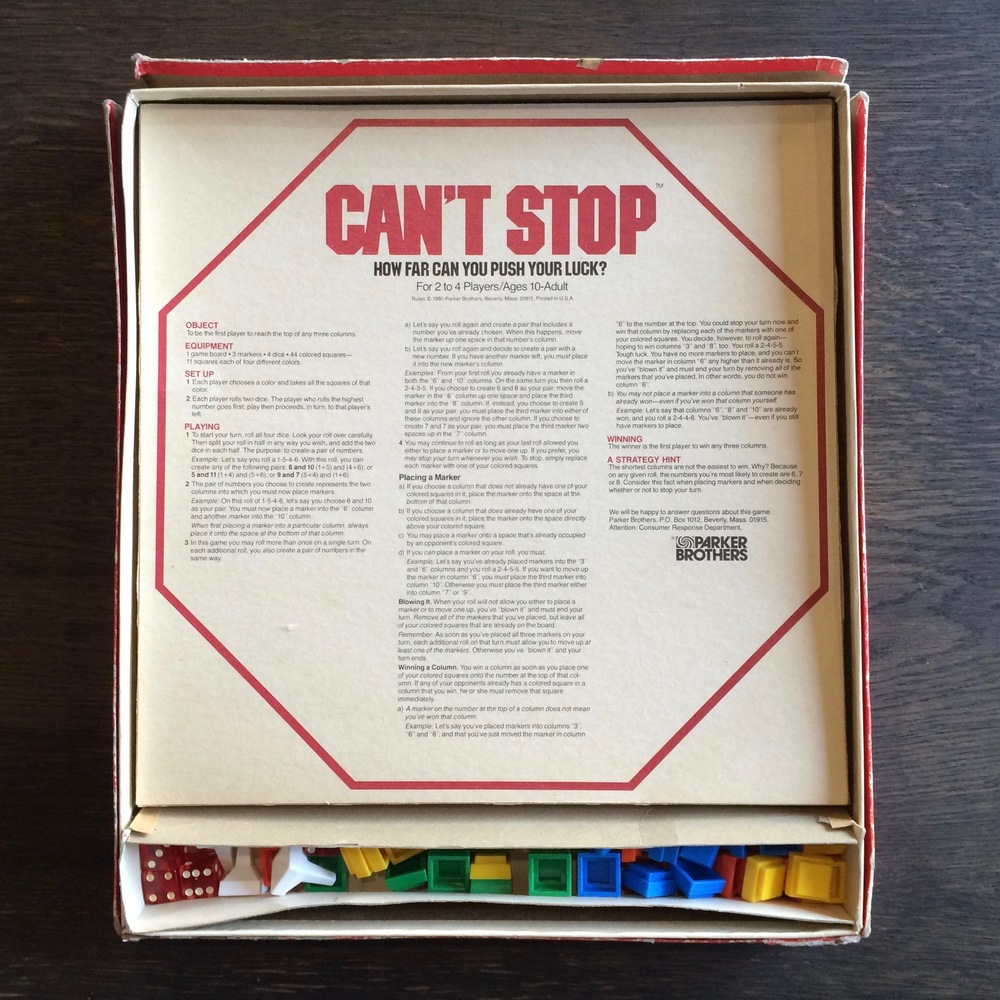 My well-loved vintage copy of Can't Stop