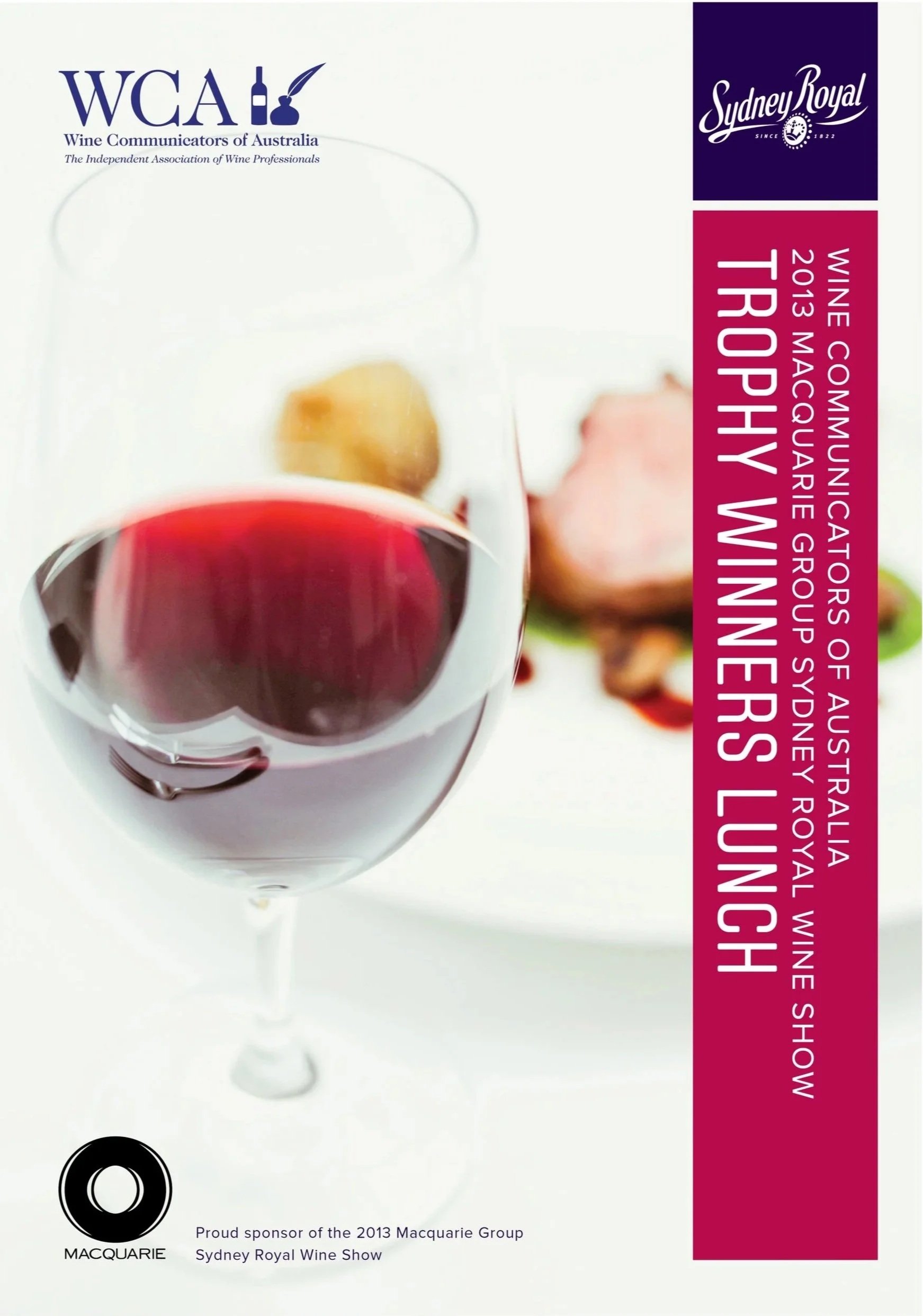 SYDNEY ROYAL WINE SHOW 