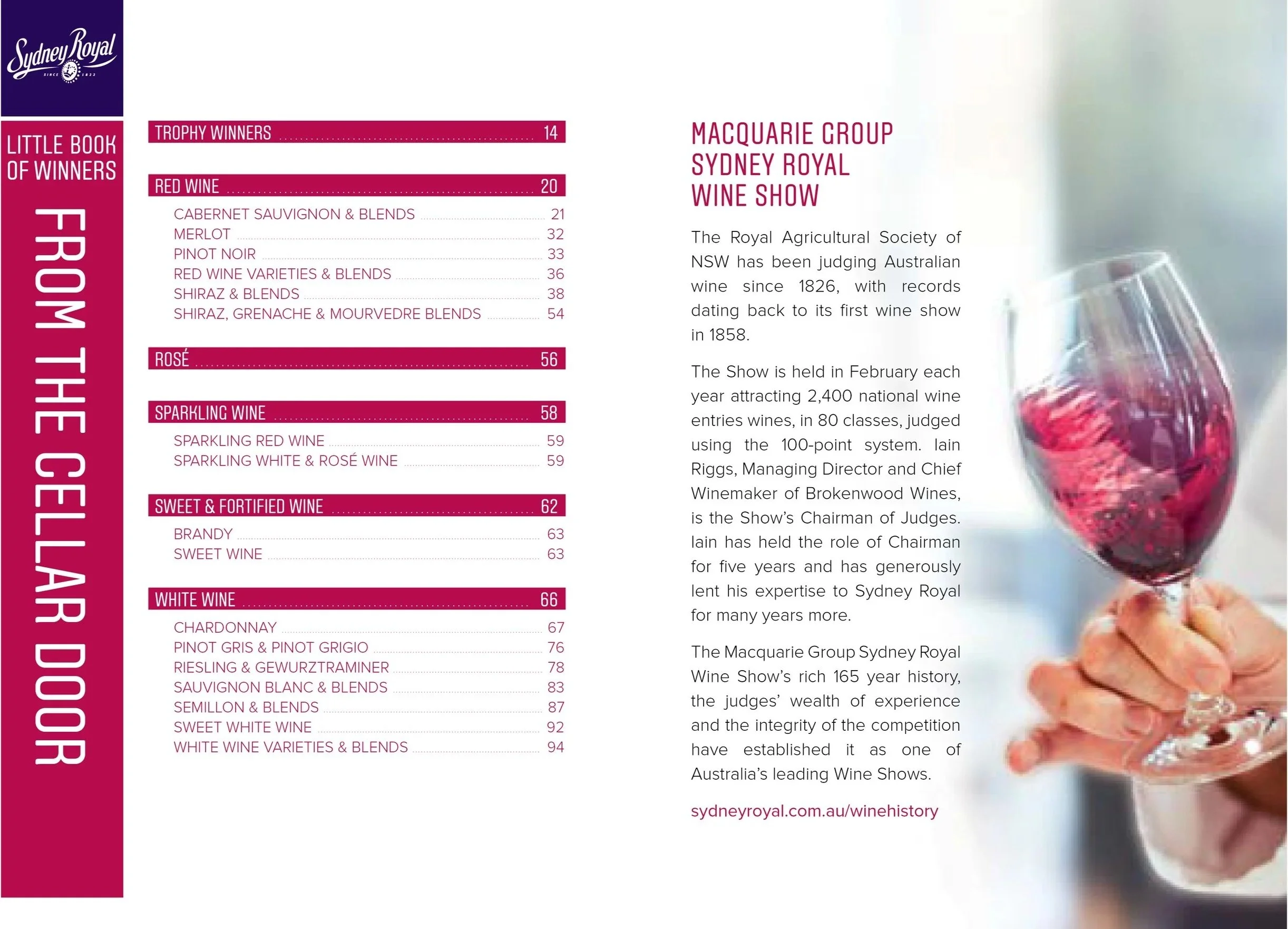 SYDNEY ROYAL WINE, DAIRY &amp; FINE FOOD SHOWS