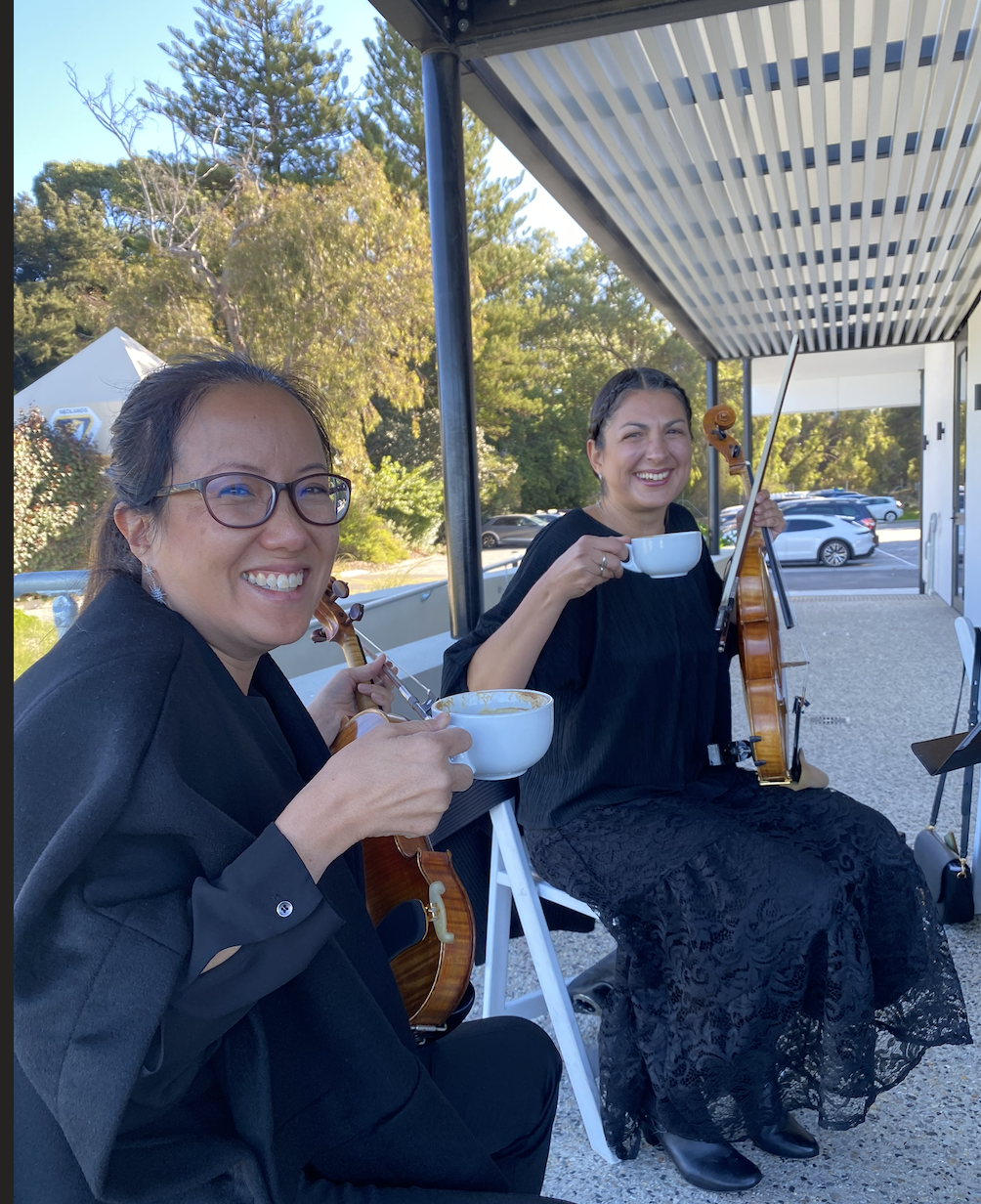 mothers day string musicians quartet violin viola